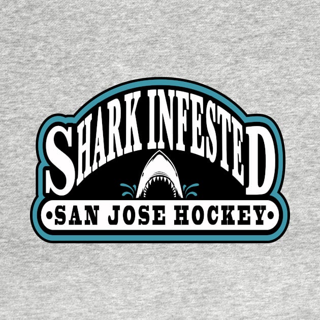 Shark Infested San Jose Hockey by OrganicGraphic